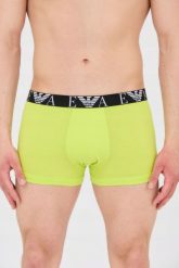 EMPORIO ARMANI Bokserki 3-pack czarne, zielone, Rozmiar S. Czarne bokserki męskie Emporio Armani, m, bez wzorów, z gumy. W wyprzedaży za 170.99 zł.