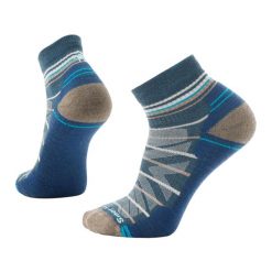 Skarpety trekkingowe Smartwool Hike Light Cushion Pattern Ankle. Niebieskie skarpety damskie Smartwool, bez wzorów. Za 94.99 zł.