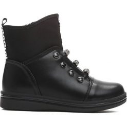 Czarne Botki Warm Autumn. Czarne botki dziewczęce Born2be, z materiału. Za 79.99 zł.