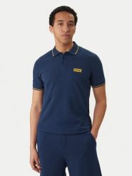 Versace Jeans Couture Polo 80GAGT05 CJ01T Granatowy Slim Fit. Niebieskie koszulki polo męskie Versace Jeans Couture, l, bez wzorów, z bawełny, bez ramiączek. Za 371.99 zł.
