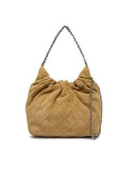 Tory Burch Torebka 166066 Beżowy. Brązowe torebki do ręki damskie Tory Burch, bez wzorów, ze skóry, bez dodatków. Za 2,754.00 zł.