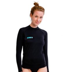 Damska koszulka z długim rękawem Jobe Sports Rash Guard. Czarne koszulki sportowe damskie JOBE, s, bez wzorów, sportowe, bez kołnierzyka. Za 199.00 zł.