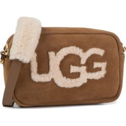 Torebka UGG - W Janey Crosbdy Sheepskin 1093563 Che. Brązowe listonoszki damskie UGG, bez wzorów, ze skóry, bez dodatków. Za 729.00 zł.