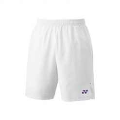 Spodnie badminton męskie Yonex Wimbledon 2024. Białe krótkie spodenki sportowe męskie YONEX, l, bez wzorów, z materiału. Za 277.00 zł.