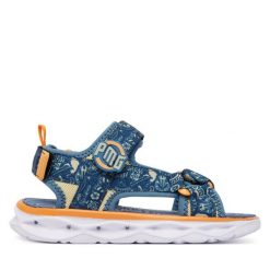 Sandały Primigi. Niebieskie sandały chłopięce Primigi, bez zapięcia. Za 189.99 zł.