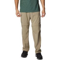 Spodnie turystyczne męskie Columbia Silver Ridge Utility Convertible. Brązowe spodnie snowboardowe męskie Columbia, m, bez wzorów, trekkingowe. Za 349.00 zł.