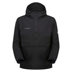 Kurtka Mammut Hiking Wb Hooded Anorak Dorośli. Czarne kurtki męskie Mammut, m, bez wzorów, z poliamidu, sportowe, bez kaptura. Za 728.99 zł.