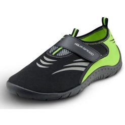 Buty do wody Aqua Speed 27A. Czarne buty sportowe męskie Aqua-Speed, bez zapięcia. W wyprzedaży za 41.80 zł.