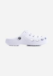 Białe Klapki Glassy. Białe klapki męskie Born2be, z gumy, casualowe. Za 39.99 zł.