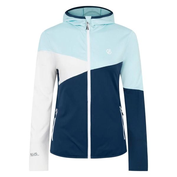 Damska kurtka narciarska Dare 2B Convey III. Niebieskie bluzy sportowe damskie Dare 2b, s, bez wzorów, z materiału, bez kaptura, narciarskie. Za 264.65 zł.