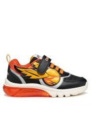 Geox Sneakersy J Ciberdron J56LBH 054FU C0038 M Czarny. Czarne buty sportowe chłopięce Geox, bez wzorów, ze skóry, bez zapięcia. Za 219.99 zł.