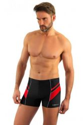 Kąpielówki męskie spodenki kąpielowe Sesto Senso Men's. Czarne kąpielówki męskie Sesto Senso, l, bez wzorów, z elastanu, na fitness i siłownię. Za 56.98 zł.