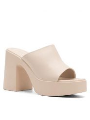 DeeZee Klapki H85819-1 Beżowy. Brązowe klapki damskie DeeZee, bez wzorów, z syntetyku, bez obcasa. Za 149.99 zł.