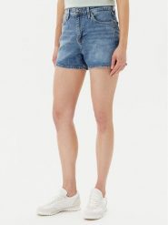 Lee Szorty jeansowe Carol 112363526 Niebieski Regular Fit. Niebieskie szorty damskie Lee, bez wzorów, z bawełny. Za 139.99 zł.
