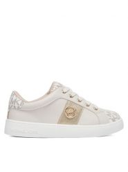 MICHAEL Michael Kors Sneakersy Jem Raine MK03944256 Kremowy. Białe buty sportowe dziewczęce MICHAEL Michael Kors, bez wzorów, ze skóry, bez zapięcia. Za 379.99 zł.