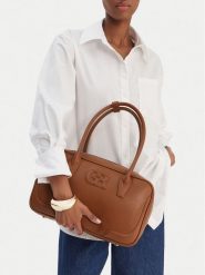 GINO ROSSI Torebka C-LDA8555 Brązowy. Brązowe torebki do ręki damskie Gino Rossi, bez wzorów, z materiału, bez dodatków. Za 229.99 zł.