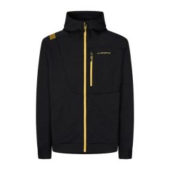 Bluza wspinaczkowa męska LaSportiva Mood Hoody. Czarne bluzy męskie La Sportiva, m, bez wzorów, bez kaptura. Za 425.50 zł.