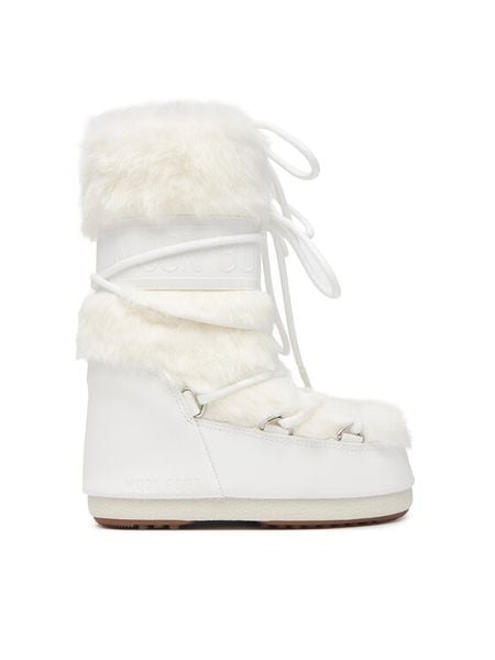 Moon Boot Śniegowce 80D1408900 M Biały. Białe buty zimowe dziewczęce Moon Boot, bez wzorów, z materiału, bez zapięcia. Za 1,129.00 zł.