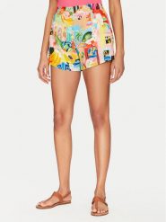Seafolly Szorty materiałowe Cuba 55443-SH Kolorowy Relaxed Fit. Szorty damskie Seafolly, xs, bez wzorów, ze lnu. Za 239.99 zł.