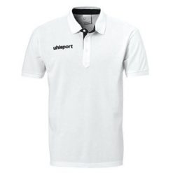 Polo Uhlsport Essential Prime. Białe koszulki polo męskie Uhlsport, m, bez wzorów, bez kołnierzyka, bez ramiączek. W wyprzedaży za 150.50 zł.