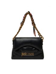 Just Cavalli Torebka 79RA4BD1 ZS748 Czarny. Czarne torebki do ręki damskie Just Cavalli, bez wzorów, ze skóry, bez dodatków. Za 689.99 zł.