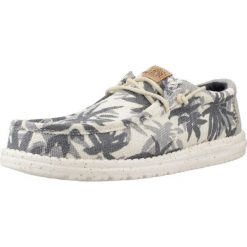 Buty HEY DUDE WALLY PALM JUTE Szary. Szare trekkingi męskie PRO BRANDS, trekkingowe. Za 316.99 zł.