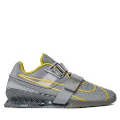 Buty na siłownię Nike. Szare buty sportowe męskie Nike, bez zapięcia, na fitness i siłownię. Za 569.99 zł.