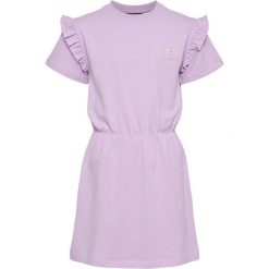 Dziewczęca sukienka z t-shirtem Hummel Jumpy. Czerwone t-shirty i topy dla dziewczynek Hummel, bez wzorów, bez ramiączek. Za 177.00 zł.