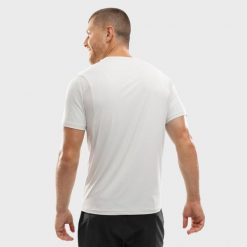 Męska koszulka do biegania z krótkim rękawem Fitness Siroko Gate Gray. Szare koszulki sportowe męskie SIROKO, m, bez wzorów, z materiału, bez kołnierzyka, bez ramiączek, do biegania. Za 126.00 zł.