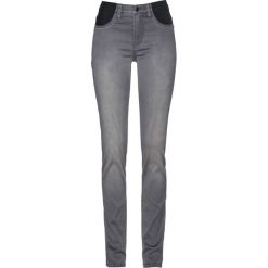 Dżinsy Skinny, mid waist, ze stretchem. Niebieskie jeansy damskie bonprix. Za 119.99 zł.
