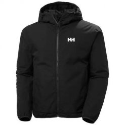 Kurtka uniwersalna męska Helly Hansen Ervik Ins Rain Jacket. Czarne kurtki męskie Helly Hansen, na zimę, l, bez wzorów, z materiału, klasyczne, z kapturem. Za 934.75 zł.
