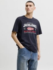 Jack & Jones Koszulka Kobiety Bawełna (100%) niebieski, M. Niebieskie t-shirty damskie Jack & Jones, m, bez wzorów, z bawełny, bez kołnierzyka. Za 64.95 zł.