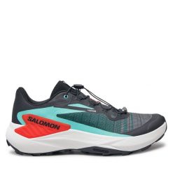 Buty do biegania Salomon. Czarne buty sportowe męskie Salomon, bez zapięcia, do biegania. Za 449.99 zł.