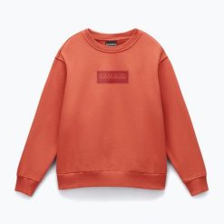 Bluza damska Napapijri B-Suze C. Czerwone bluzy damskie Napapijri, bez wzorów, bez kaptura. Za 259.99 zł.
