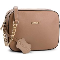 Torebka LASOCKI - BRT-071 Dk Beige. Brązowe torebki do ręki damskie marki Lasocki, ze skóry. Za 139.99 zł.