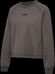 Hummel Długi T-shirt hmlSOFT WAFFLE W z 3D poliestru. Szare t-shirty damskie Hummel, l, bez wzorów, bez kołnierzyka. Za 226.00 zł.