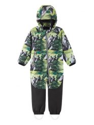 Reima Kombinezon softshell Moomin Mjosa 5100328C Zielony Regular Fit. Zielone kurtki i płaszcze dla chłopców Reima, bez wzorów, z softshellu, sportowe, bez kaptura. Za 259.99 zł.