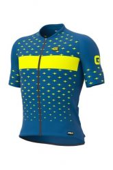 Koszulka rowerowa męska Alé Stars. Niebieskie koszulki sportowe męskie ALÉ CYCLING, na lato, l, bez wzorów, z elastanu, bez kołnierzyka, bez ramiączek, rowerowe. Za 190.00 zł.