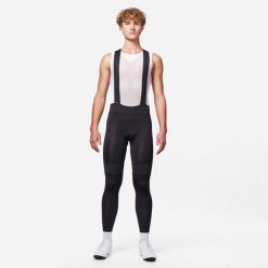 Legginsy rowerowe Van Rysel Racer. Czarne buty sportowe męskie VAN RYSEL, l, bez wzorów, z materiału, długie, rowerowe. Za 279.99 zł.