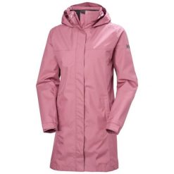 Długi płaszcz przeciwdeszczowy damski Helly Hansen Aden. Fioletowe płaszcze damskie Helly Hansen, na lato, xs, bez wzorów, z materiału, eleganckie, długie. Za 630.00 zł.