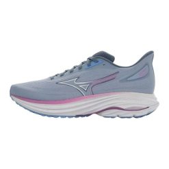 Buty do biegania damskie Mizuno Wave Ultima 17. Fioletowe obuwie sportowe damskie Mizuno, bez wzorów, z materiału, do biegania, mizuno wave. Za 409.99 zł.
