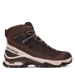Trekkingi Salomon. Brązowe trekkingi damskie Salomon, trekkingowe. Za 859.99 zł.
