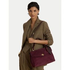Torebka LAUREN RALPH LAUREN. Czerwone torebki do ręki damskie Lauren Ralph Lauren, bez wzorów, klasyczne, bez dodatków. Za 2,199.00 zł.