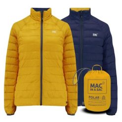 Damska kurtka puchowa Mac In A Sac. Czerwone kurtki damskie Mac In A Sac, l, bez wzorów, z materiału, bez kaptura. Za 457.00 zł.