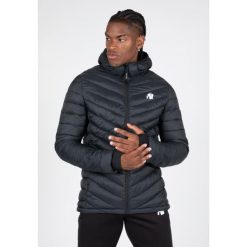 Osborn Puffer Kurtka - Czarny. Czarne kurtki męskie GORILLA WEAR, bez wzorów, na fitness i siłownię. Za 489.00 zł.