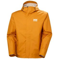 Kurtka wodoodporna Helly Hansen Seven J. Żółte kurtki męskie Helly Hansen, na lato, xl, bez wzorów, z poliesteru, bez kaptura. Za 517.00 zł.