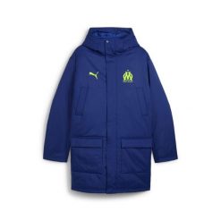 Parka OM 2025/26. Niebieskie kurtki męskie Puma, l, bez wzorów, sportowe, bez kaptura. Za 681.00 zł.
