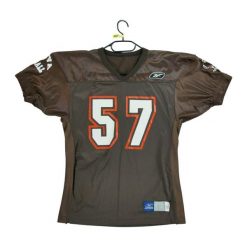 Second life - Reebok Koszulka Piłkarska Geneva Football US - Stan dobry. Brązowe koszulki sportowe męskie Reebok, m, bez wzorów, z nylonu, bez kołnierzyka, bez ramiączek, na fitness i siłownię. Za 102.20 zł.