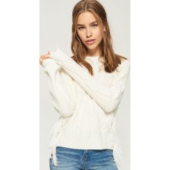 Sweter z frędzlami - Kremowy. Swetry damskie Sinsay. Za 49.99 zł.