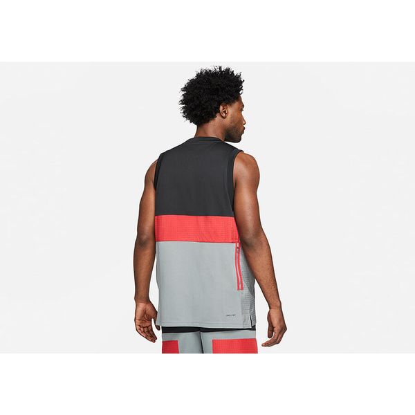 Koszulka męska nike air jordan dri-fit statement jersey black. Czarne koszulki sportowe męskie Jordan, m, bez wzorów, z jersey, bez kołnierzyka, bez ramiączek, do koszykówki, dri-fit (nike). Za 249.00 zł.